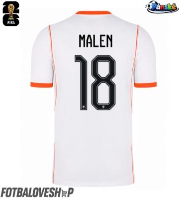 Nizozemsko Donyell Malen #18 Venkovní Dres MS 2026 Krátký Rukáv
